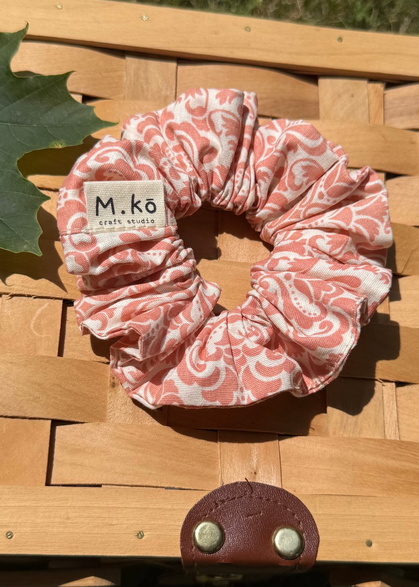 Light Salmon Scrunchie