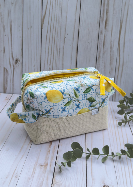 Cosmetic Pouch Bag - Lemon (L)