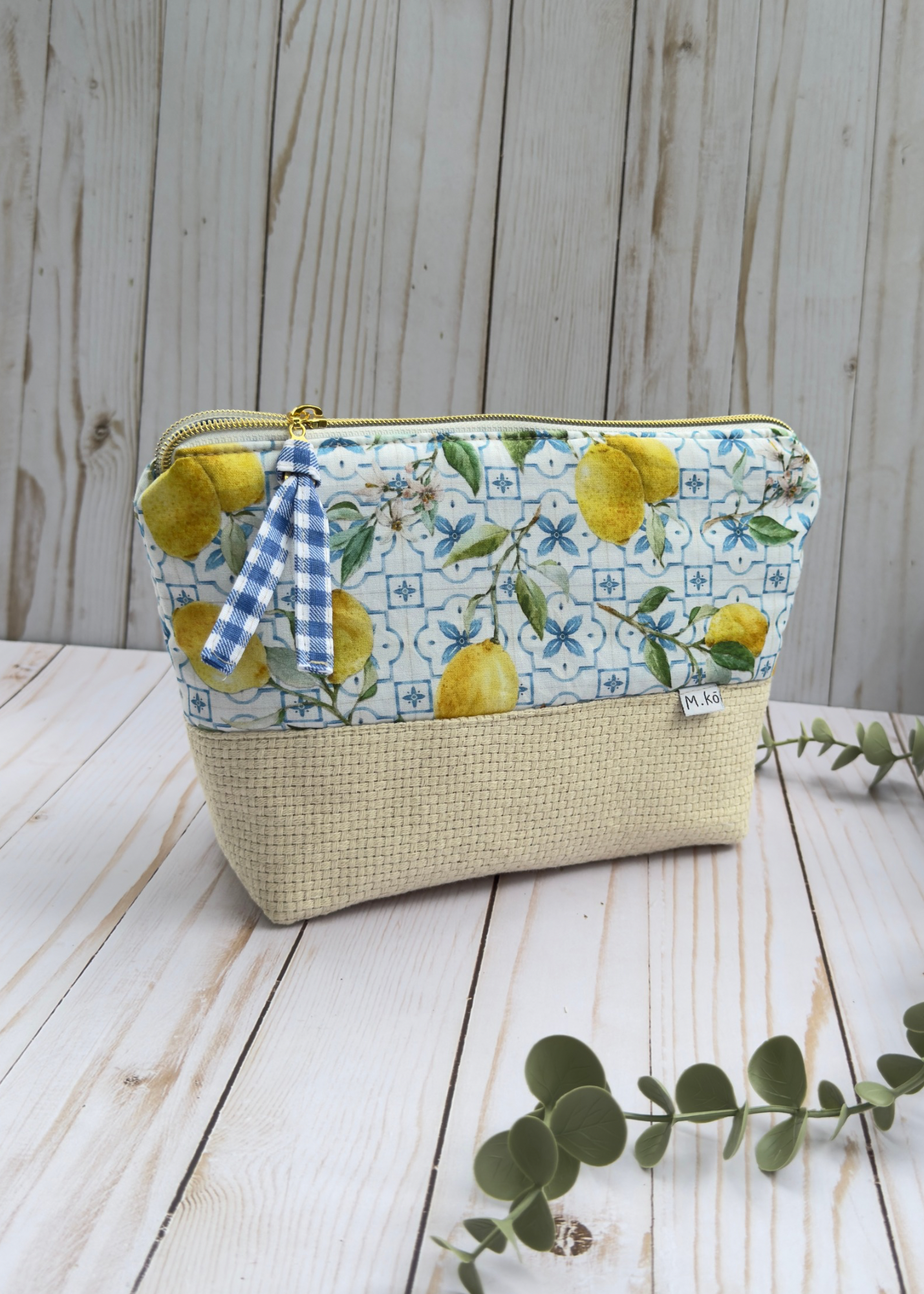 Essential Zipper Bag - Lemon (L)