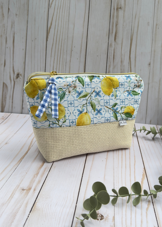 Essential Zipper Bag - Lemon (L)