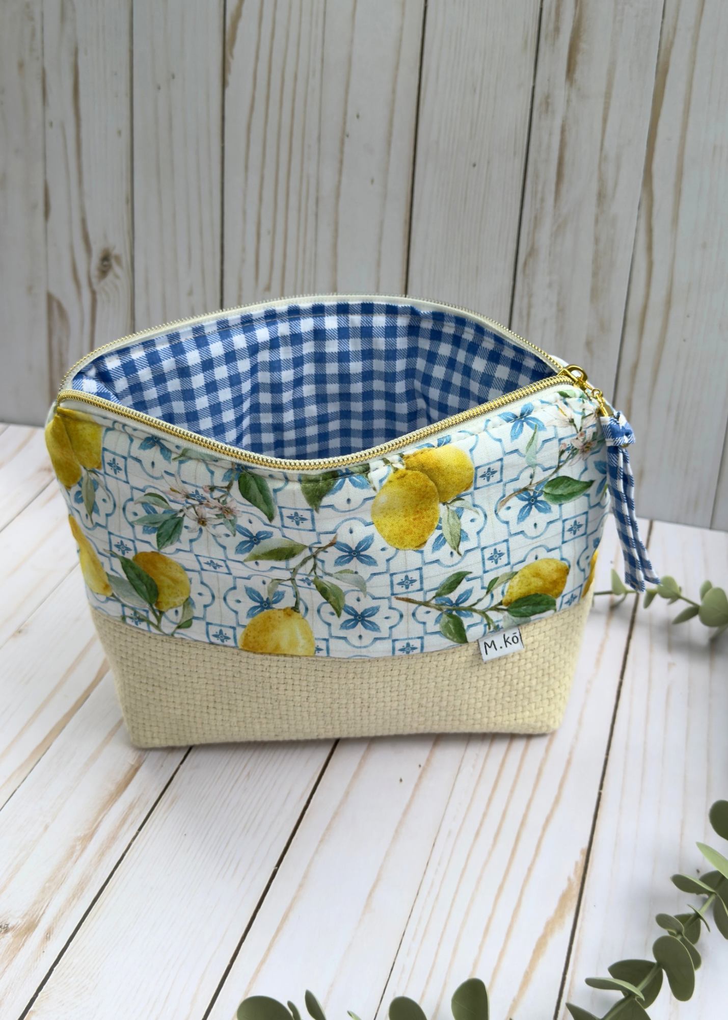 Essential Zipper Bag - Lemon (L)