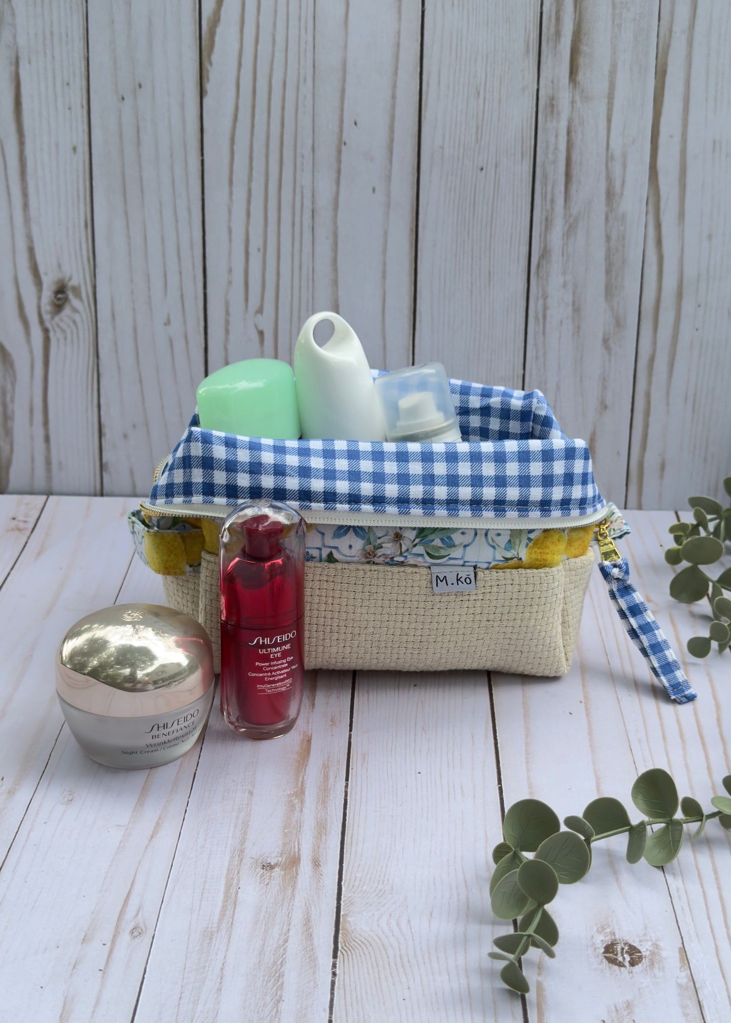 Cosmetic Pouch Bag - Lemon (M)