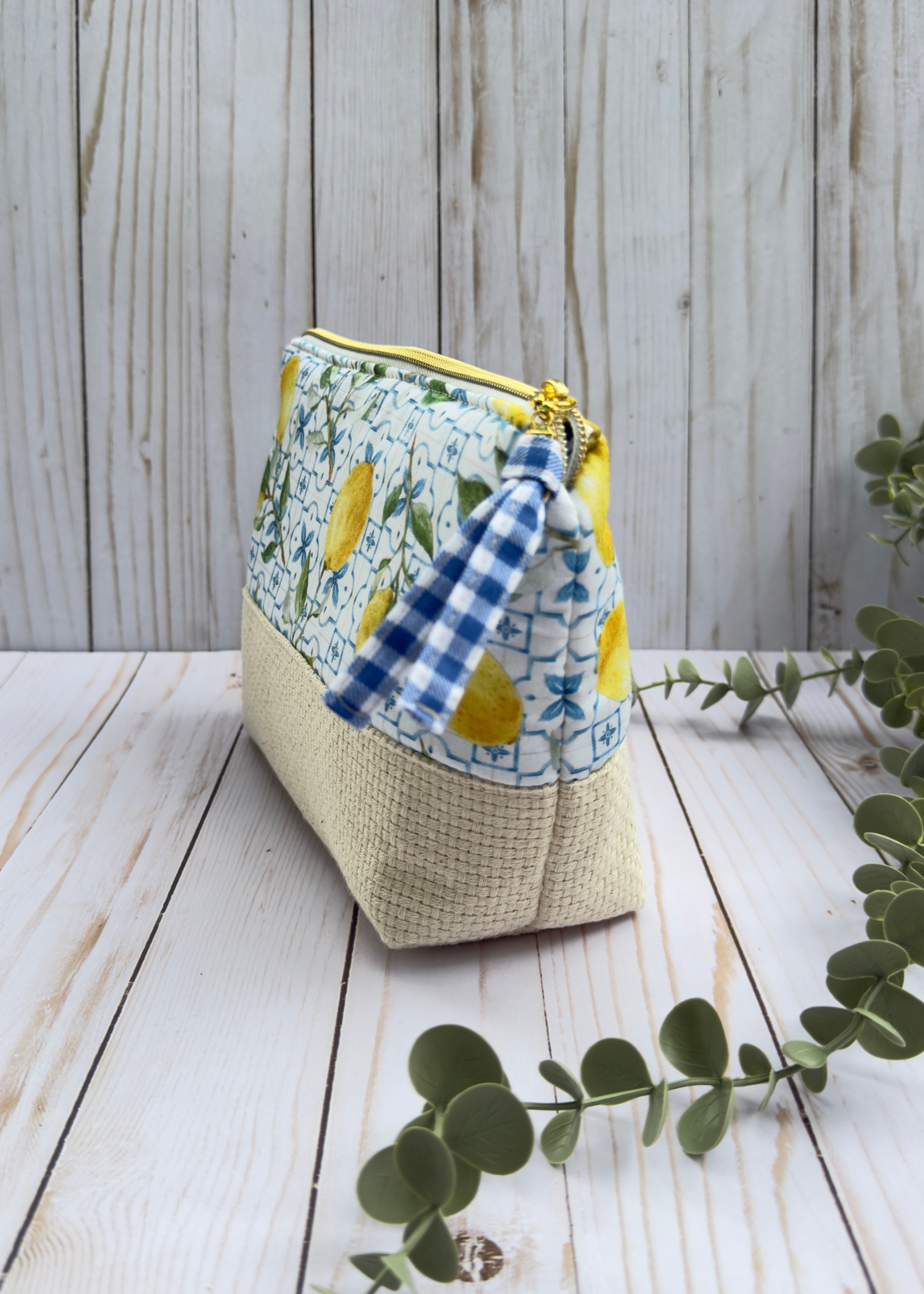 Essential Zipper Bag - Lemon (L)