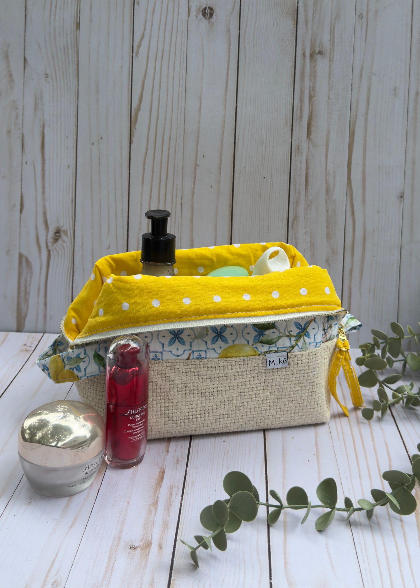 Cosmetic Pouch Bag - Lemon (L)