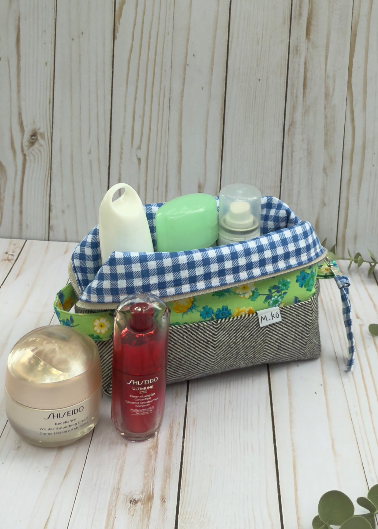 Cosmetic Pouch Bag - Green (M)