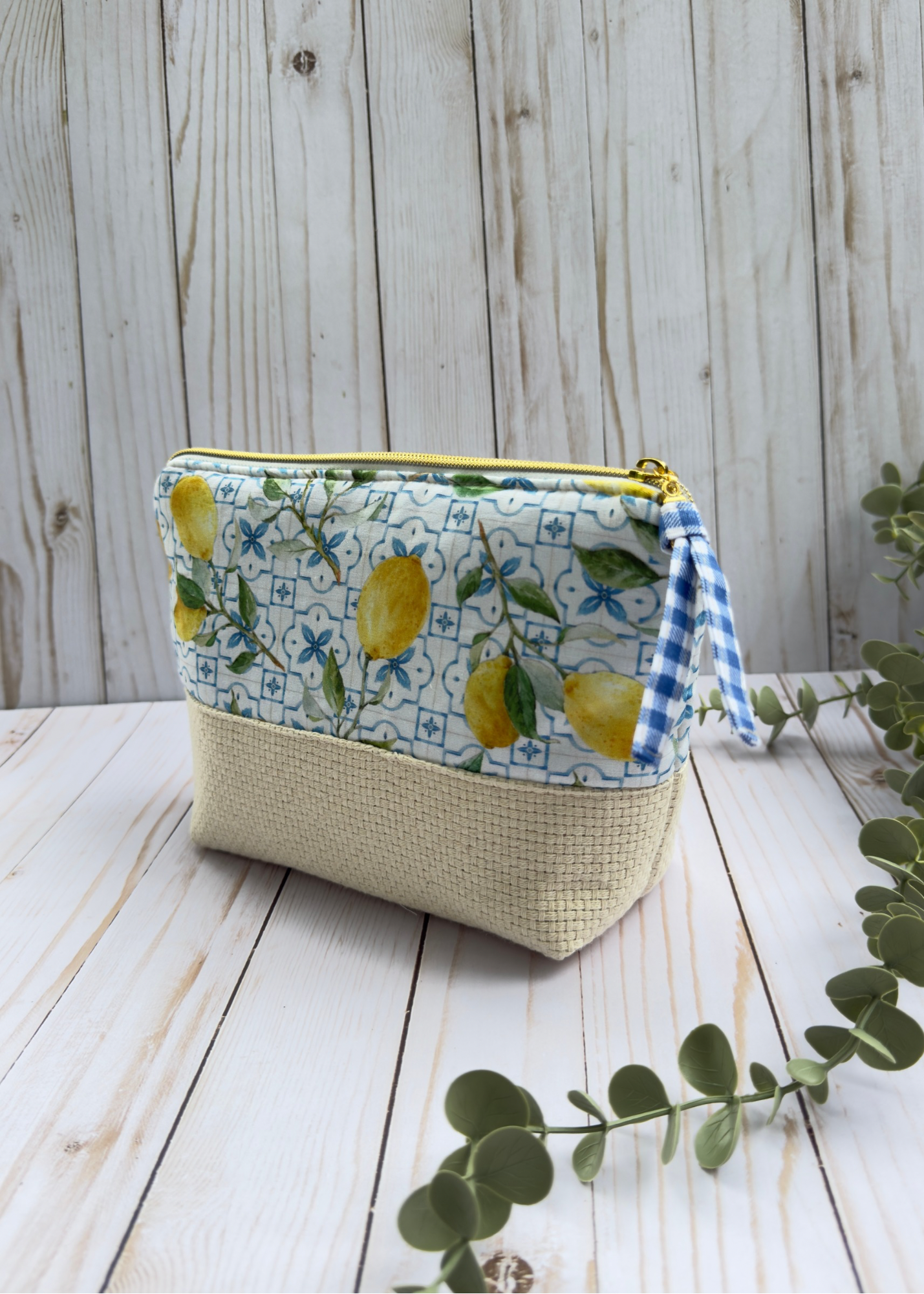 Essential Zipper Bag - Lemon (L)